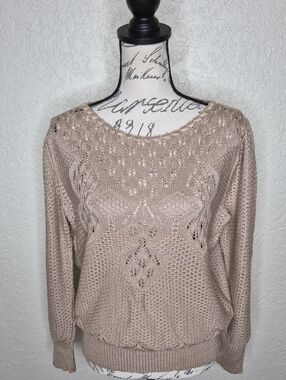Jolie Long Sleeve Sweater Brown